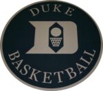 Duke Basketball 8' Diamtere Cut From Lees Carpet