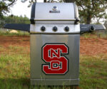 NC State Grill Plate NC State Grill Plate Waterjet Cut Aluminum Powder Coated Grill Emblem