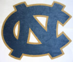 UNC Carpet Logo 8 Logos Were Cut and Installed In The New Athletic Building On UNC's Campus Shown Prior To Installation